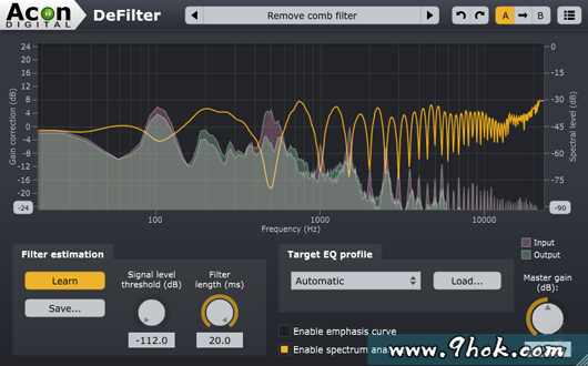 音频修复－Acon Digital DeFilter v1.2.1 R2R版