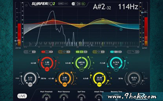 音高跟踪均衡器－Sound Radix SurferEQ v2.1.0  [WIN]