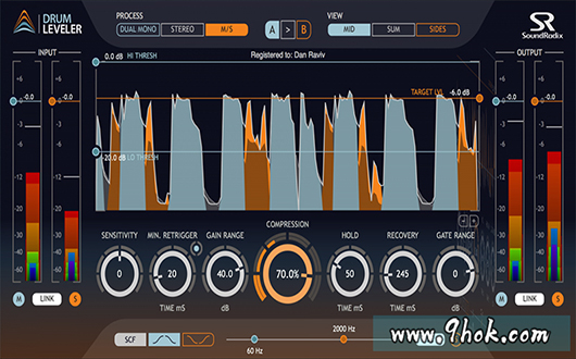 专业鼓效果插件－Sound Radix Drum Leveler v1.2.0 [WIN]