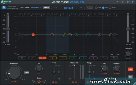 人声均衡-Antares Auto-Tune Vocal EQ v1.0.0 CE