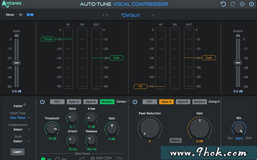 压缩－Antares Auto-Tune Vocal Compressor v1.0.0