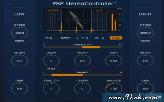 立体声处理－PSPaudioware PSP stereoController2 v2.0.1-R2R