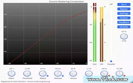 母带压缩－Sonoris Mastering Compressor v1.2.1.0-R2R